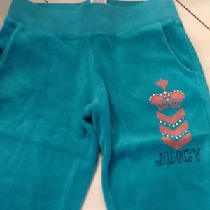 Juicy Couture girls velour track pants